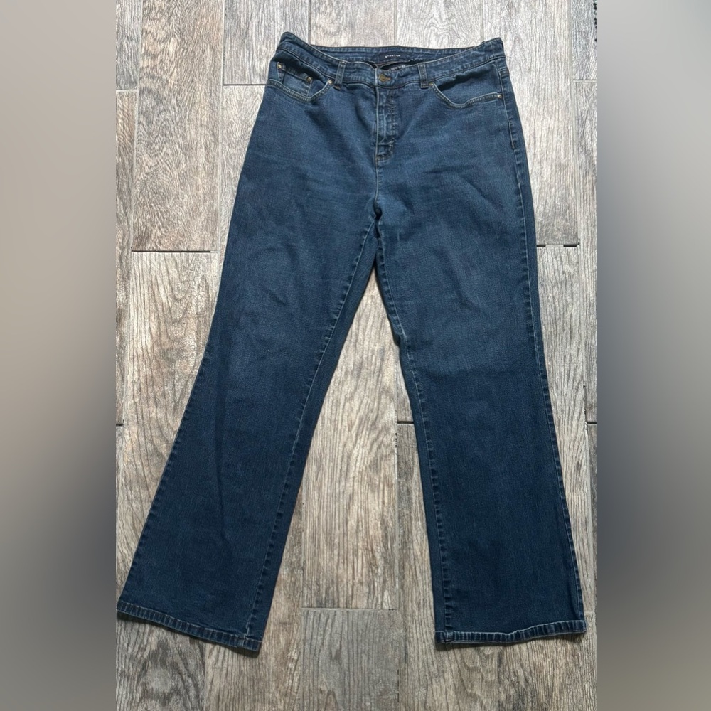 Jones New York Stretch Five Pocket Blue Jeans